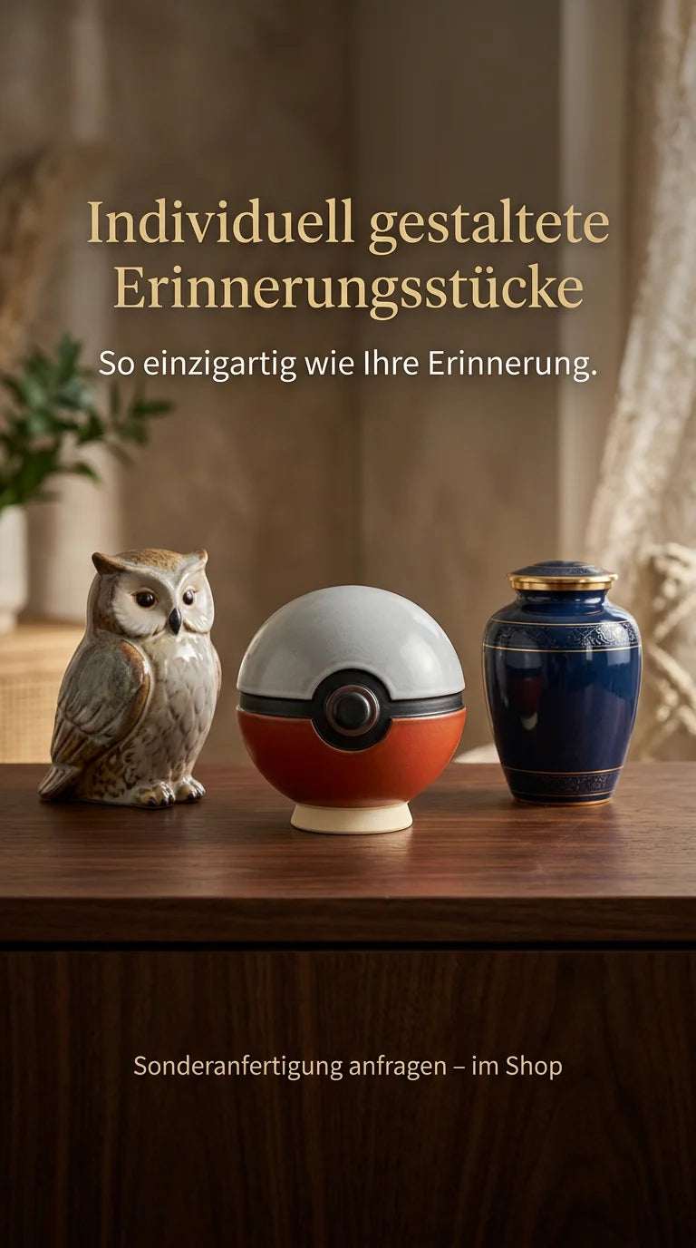 Individuelle Urne nach Wunsch | Sonderanfertigung auf Anfrage