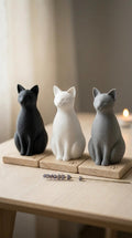Mini Katzenurne | Skulptur für einen Teil der Asche | Erinnerungsstück für Zuhause