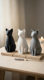 Mini Katzenurne | Skulptur für einen Teil der Asche | Erinnerungsstück für Zuhause