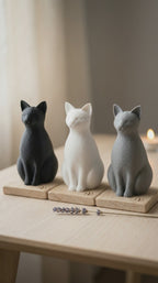 Mini Katzenurne | Skulptur für einen Teil der Asche | Erinnerungsstück für Zuhause