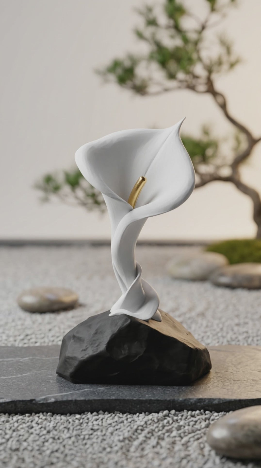 Calla Mini Urne | Für einen Teil der Asche | Erinnerungsstück für Zuhause